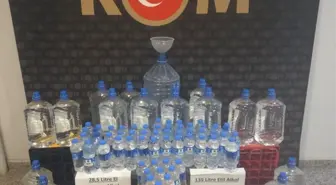 Sivas'ta Sahte İçki Operasyonu: 163,5 Litre Ele Geçirildi