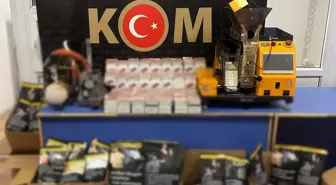 Sivas'ta Kaçak Tütün Operasyonu: 94 Bin 960 Makaron Ele Geçirildi
