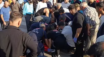 Sivas'ta Motosiklet Kazası Güvenlik Kamerasında