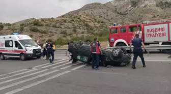 Sivas'ın Suşehri İlçesinde Otomobil Devrildi: Sürücü Yaralandı