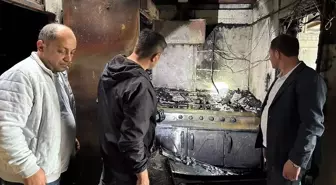 Sivas'ta Bir Kafede Yangın Çıktı