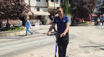 Sivas'ta Zabıtalara Skuter Dağıtımı