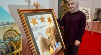 10. Uluslararası İstanbul Arapça Kitap Fuarı'nda Sanat Eserleri Sergilendi