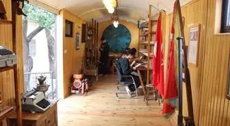 Erzincan'da Atıl Vagon Kütüphane ve Müzeye Dönüştürüldü