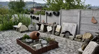 Emekli Muzaffer Sönmez, Taş Oymacılığıyla Çocukluk Hayalini Gerçekleştiriyor