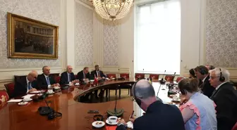 TBMM Başkanı Kurtulmuş, Belçika Senato Başkanı Blondel ile Görüştü