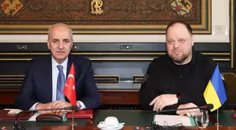 TBMM Başkanı Kurtulmuş, Brüksel'de Ukrayna Meclis Başkanı Stefanchuk ile görüştü