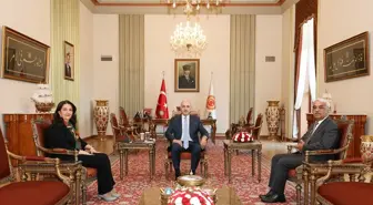 TBMM Başkanı Kurtulmuş, DEM Parti heyeti ile görüştü