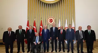Eski Meclis Başkanları Numan Kurtulmuş'u Tebrik Etti