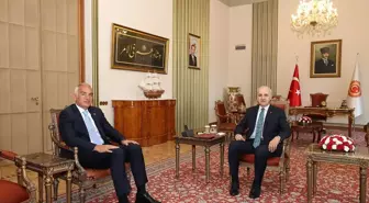 TBMM Başkanı Kurtulmuş, Kültür ve Turizm Bakanı Ersoy'u kabul etti