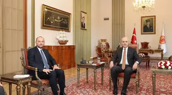 TBMM Başkanı Kurtulmuş, MÜSİAD Genel Başkanı Özdemir'i Kabul Etti