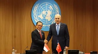 TBMM Başkanı Kurtulmuş, Cenevre'de Singapur Parlamentosu Başkanı ile Görüştü