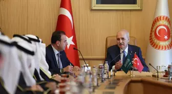 TBMM Başkanı Numan Kurtulmuş, Suudi Arabistanlı Meslektaşı ile Görüştü