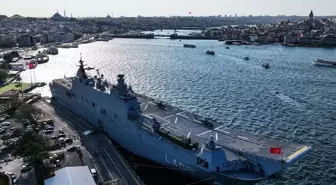 TCG Anadolu ile Zafer Yolculuğu İstanbul'a Ulaştı