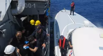 TCG Bozcaada Karakol Gemisi, Yaralı Vatandaşa İlk Yardımda Bulundu
