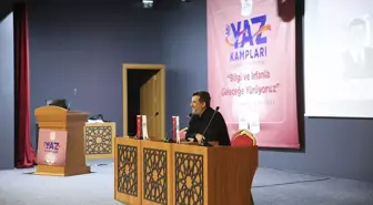 TDV Yaz Kampı'nda 'Fıtrata Uygun Yaşamak' Semineri Gerçekleştirildi