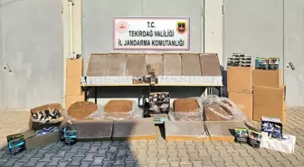 Tekirdağ'da 113 Bin Makaron Ele Geçirildi