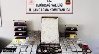 Tekirdağ'da Kaçak Tütün Operasyonu: 162 Bin Makaron Ele Geçirildi