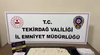 Tekirdağ'da Uyuşturucu Operasyonu: 2 Bin 474 Hap Ele Geçirildi