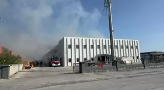 Tekirdağ'da gıda deposunda çıkan yangın söndürüldü