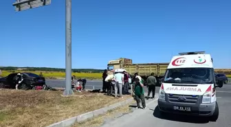 Tekirdağ'da Otomobil Çarpışması: 9 Yaralı