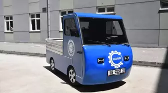 Tekirdağ'daki Öğrenciler Elektrikli Kamyonet Geliştirdi
