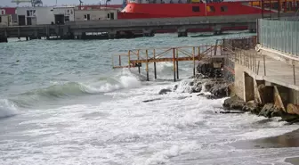 Marmara Denizi'nde Poyraz Etkili, Tekirdağ'da Denizde Aksamalar Yaşanıyor