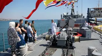 30 Ağustos Zafer Bayramı'nda TCG Enez Gemisi Tekirdağ'da Ziyarete Açıldı