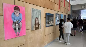 NKÜ Öğrencilerinin Yıl Sonu Resim Sergisi Açıldı