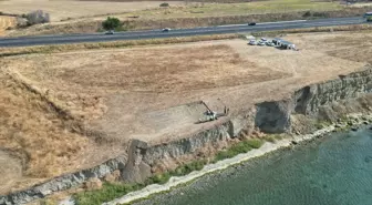 Tekirdağ'daki Antik Kentte Deniz Kıyısında Kazılar Başladı