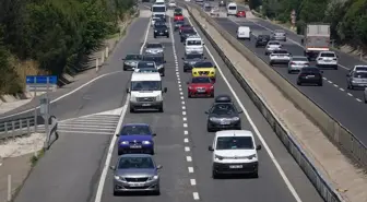 Kurban Bayramı Dönüş Yolculuğunda Tekirdağ'da Yoğunluk