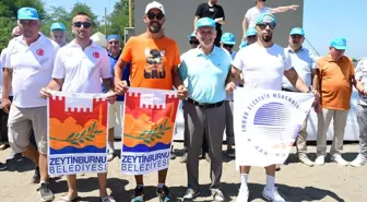 Samsun'da Açık Su Yüzme Yarışması Düzenlendi