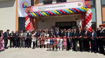 TOBB Başkanı Hisarcıklıoğlu, Tekirdağ'da Anaokulu Açılışı Yaptı