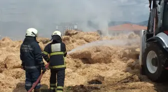 Tokat'ta Samanlık Yangını: 30 Ton Saman Yandı