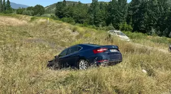 Tokat'ta Devrilen Otomobilde 7 Kişi Yaralandı