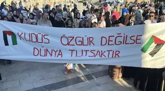 Tokat'ta Yaz Kur'an Kursları Filistin İçin Etkinlik Düzenledi