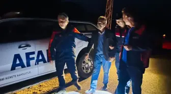 Kaybolan Yaşlı Adam, AFAD ve Jandarma Tarafından Bulundu