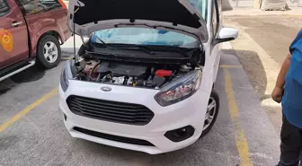 Niksar'da Otomobil Motoruna Sıkışan Kedi Kurtarıldı