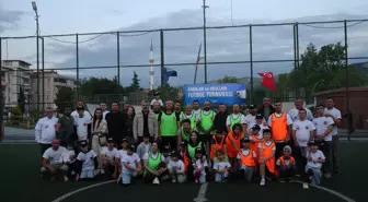 Tokat'ta Özel Gereksinimli Çocuklar ve Babaları Futbol Maçı Düzenledi