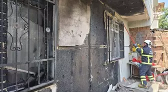 Niksar'da Bir Apartmanda Yangın Çıktı