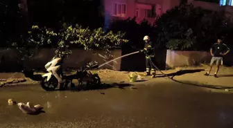 Niksar'da Motosiklet Yangını: Olayda Hasar Oluştu