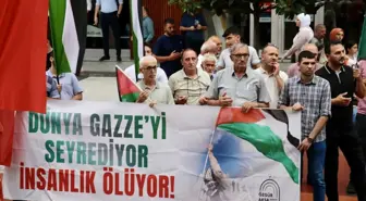 Trabzon'da Filistin'e Destek İçin Yürüyüş Düzenlendi