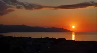Trabzon'da Gün Batımıyla Görsel Şölen