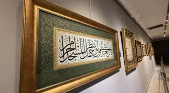 Trabzon'da "Tarihin Akışında Meşhur Hattatlar" sergisi açıldı
