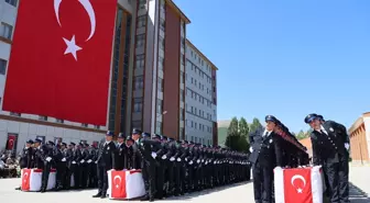 Trabzon, Rize ve Bayburt'ta eğitimlerini tamamlayan 579 polis adayı mezun oldu
