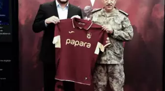 Trabzonspor Başkanı Ertuğrul Doğan, Özel Harekat ve Jandarma Komutanlarını Ziyaret Etti