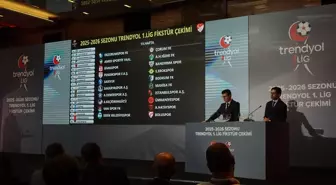 Trendyol 1. Lig 2025-2026 sezonu fikstür çekimi