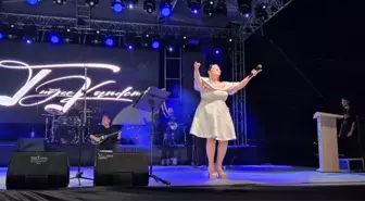İpsala Çeltik Festivali'nde Tuğçe Kandemir Konser Verdi