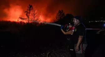 Orman Gönüllüsü Öğretmen Tuğçe Ustaoğlu, Yangınla Mücadelede Destek Verdi