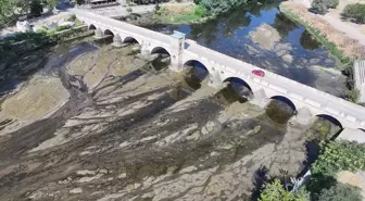 Tunca Nehri'nde Kuraklık Nedeniyle Su Seviyesi Düşüyor